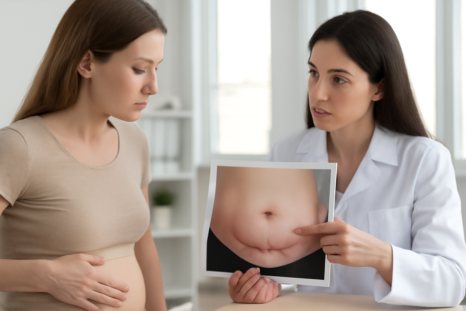 Cicatriz de abdominoplastia