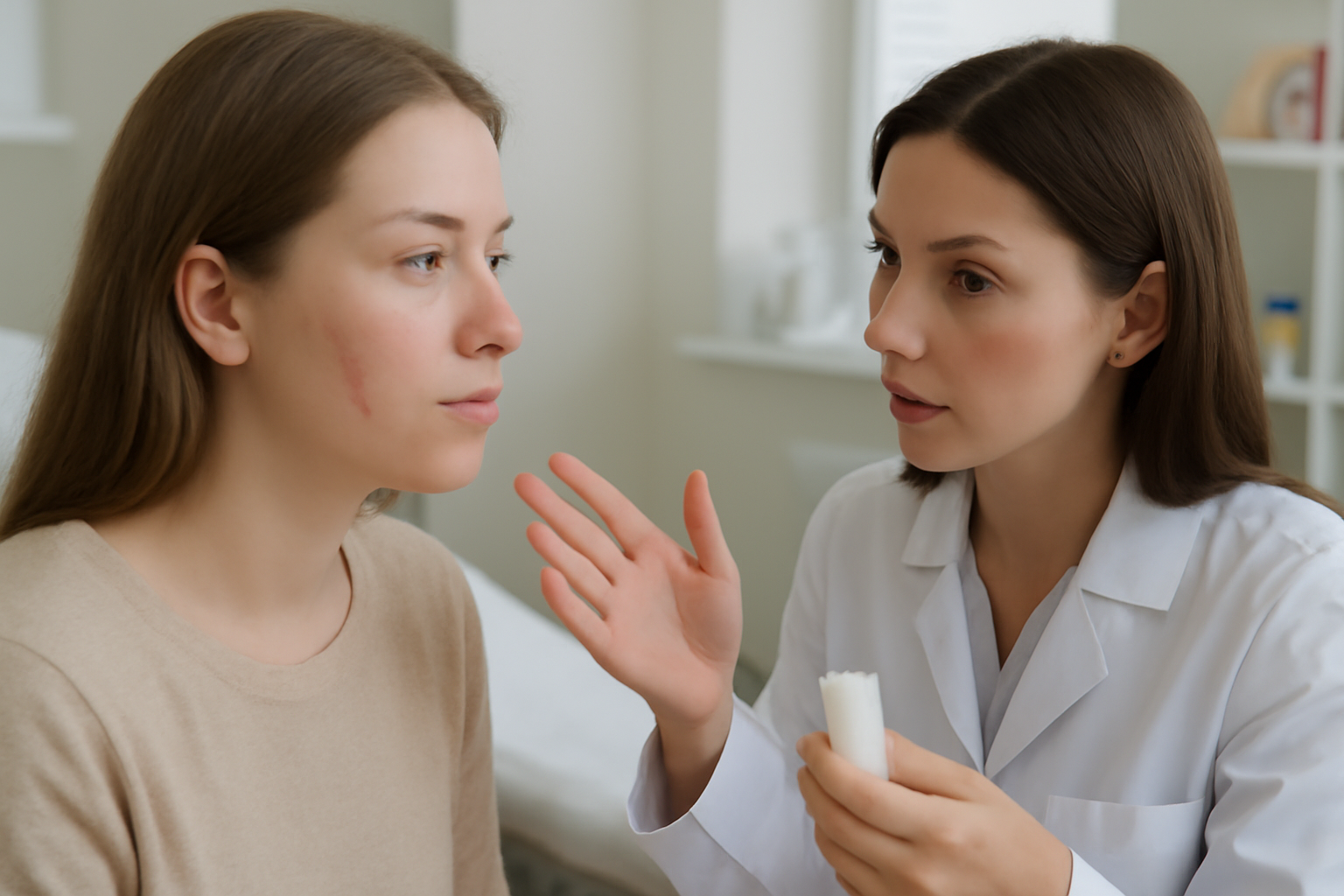 Microneedling para cicatrices de acné
